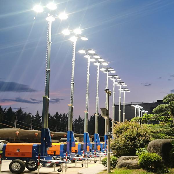 Diesel Generator Light Tower Rated Voltage 220V Towable Light Tower Mobile Lighting Tower