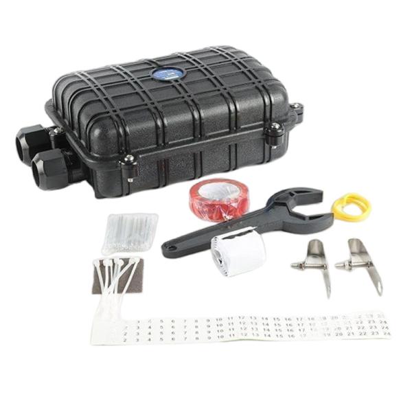Horizontal / Inline Joint Closure Box Waterproof Fiber Splice Enclosure Box