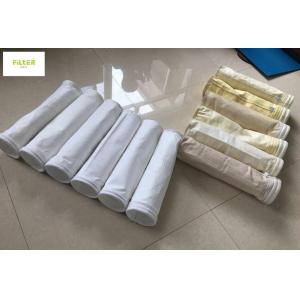 Acrylic 550GSM Polyester Filter Bag For Dust Collector Alkaline Resistant