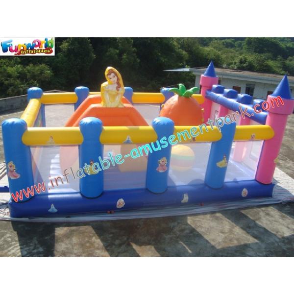 Customized Princess Giant Inflatable Amusement Park Games / Inflatable Funcity Toys