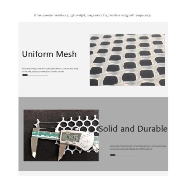 100% HDPE Factory price plastic poultry chicken aviary netting extruded plastic mesh