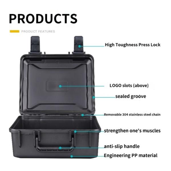 Heavy-Duty Tool Storage Case with Custom Foam Padding ODM Support and Dust Proof Protection