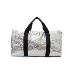 Beautiful Silver Sequin Tote Bag , Sequin Duffle Bag For Lady OEM / ODM