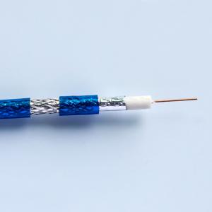 Wholesale Blue Jacket RG6 CCTV Coaxial Cable Bare Copper from china suppliers