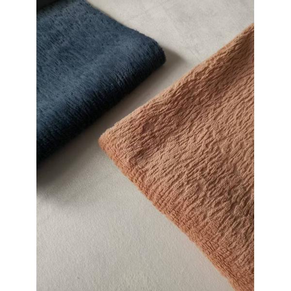 Knitted Luxury Sofa Fabric Shrink Resistant With Customized Color