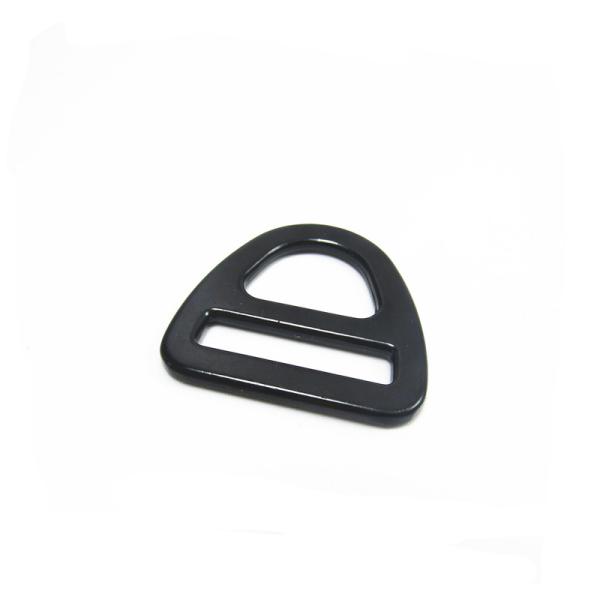 Metal Slide Safety Harness Release Matt Black D ring Buckle Metal Loop For Bag 20mm 25mm