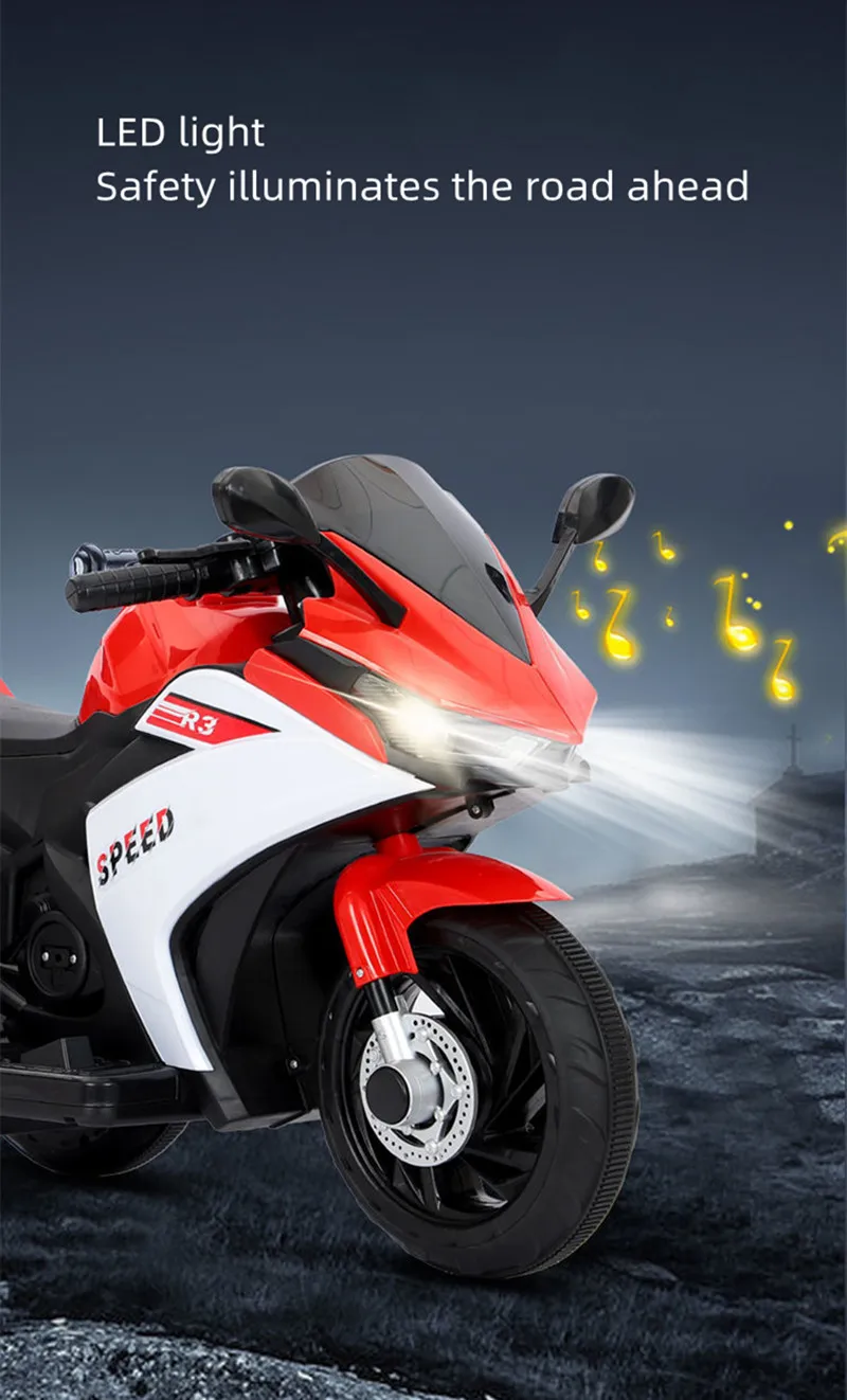 Kids Electric Motorcycle With Early Educational