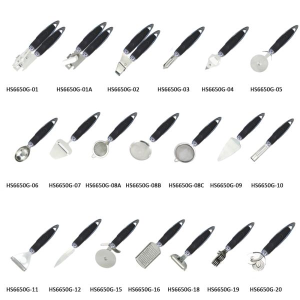 Stainless Steel 430 ABS Handle Classic Design for Cool Kitchen Gadgets and Cookware Sets