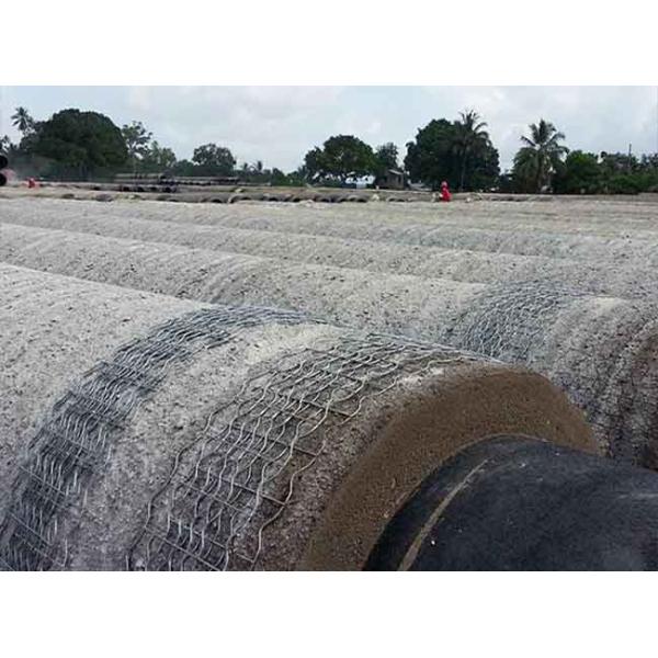 Offshore Oil And Gas Pipeline Reinforced Mesh Welded Galvanized Wire Dia 1.8 Mm To 2.7 Mm