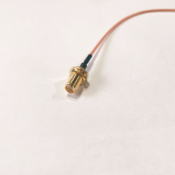 Low Loss RG178 RF Cable Assembly with Gold Plated Brass Connectors for DC-6G Frequency Range