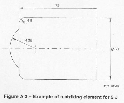 Pendulum Hammer Laboratory Testing Instruments PH-2 Steel Material 1000mm Length
