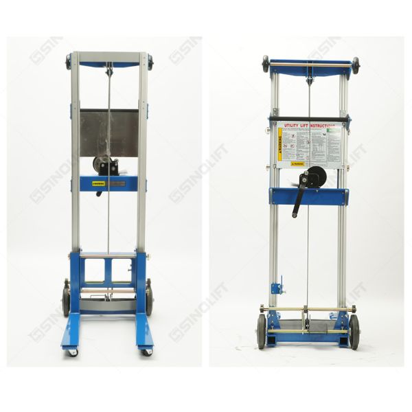 WFH Series Manual Hand Winch Stacker – Effortless Lifting, One-Person Operation