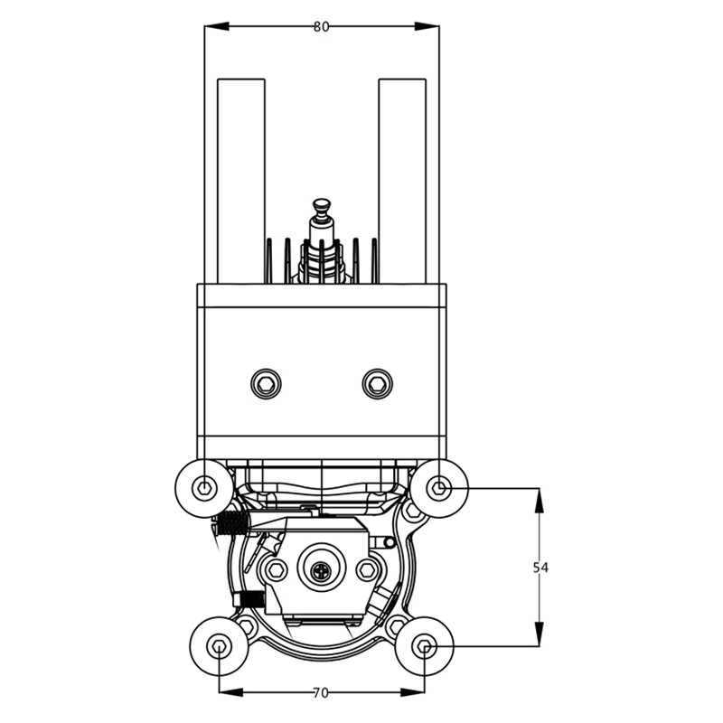 Crrcpro Gp36r Two-Stroke Gasoline Engine Vacuum Pump Double Needle Carburetor Cdi Ignition For 18*10 - 20*8 Two-Blade Propeller