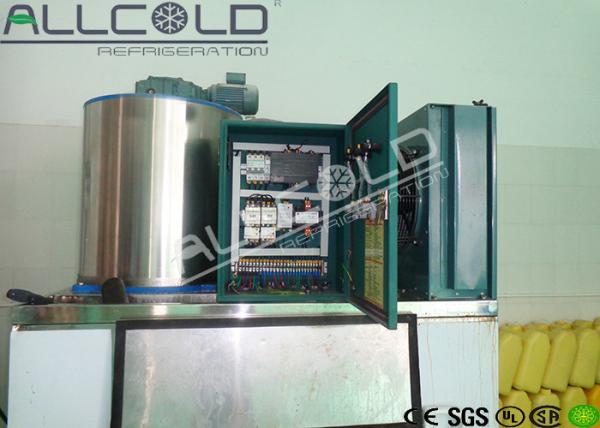 Quality 3 Tons Capacity Industrial Flake Ice Machine For Hotel / Supermarket for sale