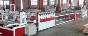 China Double Screw Door And Window Wpc Profile Production Line With 380v 50hz Voltage on sale