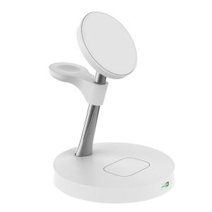 15W 3-IN-1 Wireless Charger Strong Magnetic Attachment More Convenient