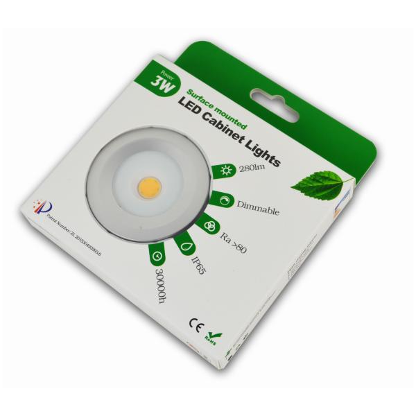 LED Cabinet Light,3W,95LM,AC95-120V or AC195-240,DC12V,IP65,80Ra,aluminum,color temperature :3000K,4000K,6000k