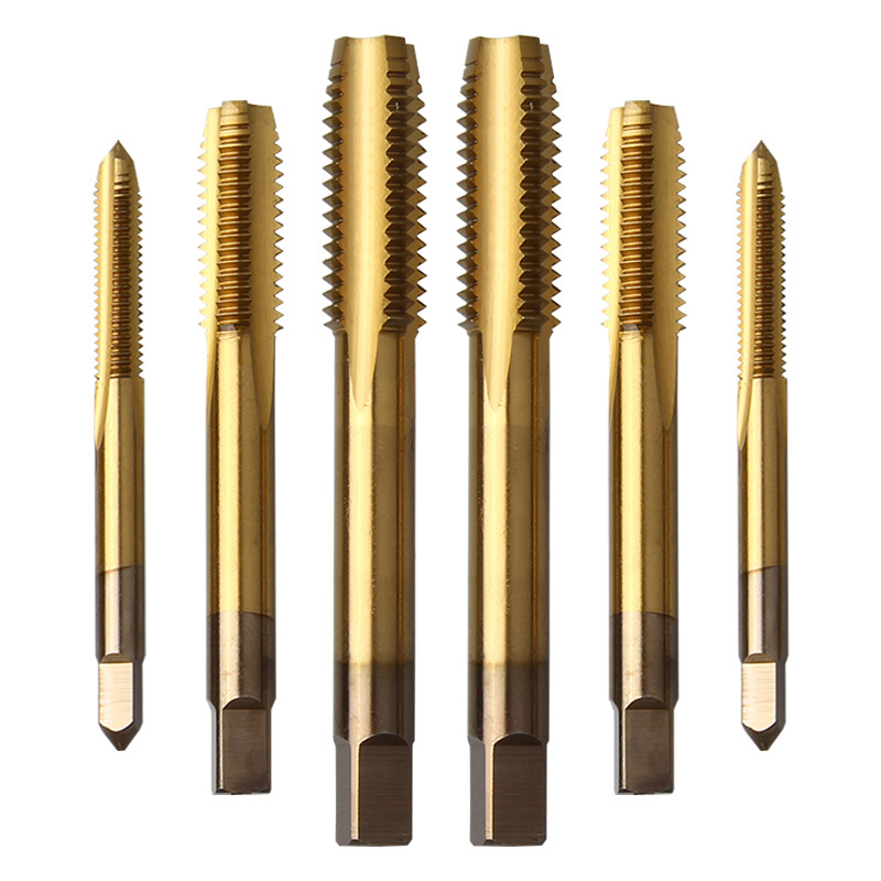 Precision Carbide Straight Flute Tap Cut Thread Taps For Steel Rigid Tapping
