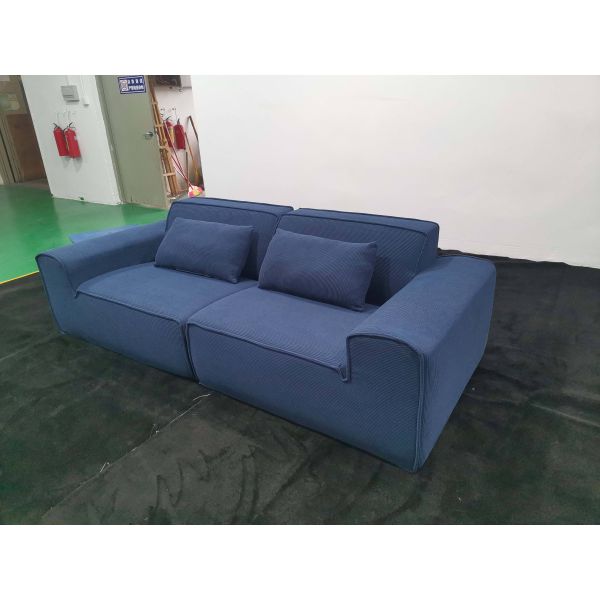 Custom Leisure Loveseat Sofa Vacuum Packing Modular Full Sponge Corner Couch Compressed Sofa for Apartment Villa
