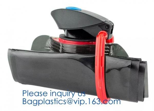 Promotional Customized Foldable Plastic Water Bottle Bag,Fashion bpa free bottle foldable water bag 480ml bagease pack