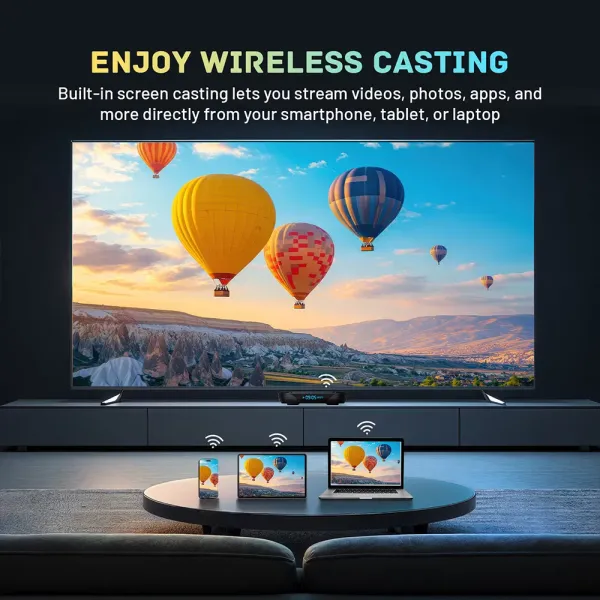 OEM Android TV Box 4K WiFi6 Quad Core Set Top Box