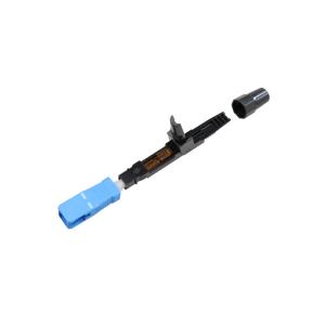 Right Angle 60dB FTTB Fiber Optic Fast Connectors