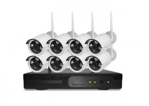 China H.264 Outdoor CCTV System 8CH , 8CH Full HD Wifi NVR Kit Night Vision 3.6mm Lens on sale