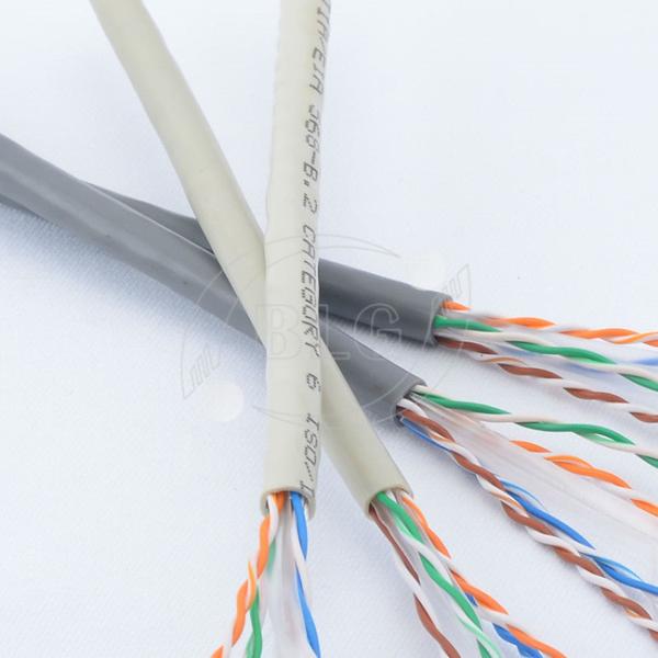4 Pairs UTP Cat6 Lan Cable Wires Easy Pull Box 1000FT Black White Blue PVC Jacket