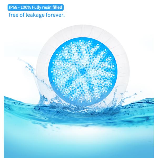 ISO9001 Waterproof Blue LED Swimming Pool Lights Anticorrosive Wall Mounted