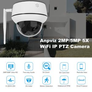 Indoor 5MP IR WIFI PTZ camera speaker starlight color night vision 5X 1080p