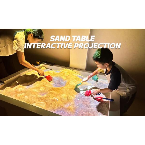 AR Interactive Sandbox with 5 Games and 3600 Lumens Projector
