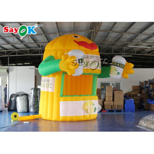 Custom Inflatable Tent Inflatable Work Tent PVC 3*3*4mH Inflatable Lemonade Stand Tent