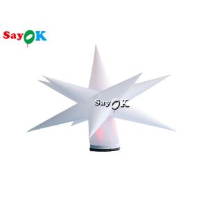 Wholesale 0.25mm PVC Hanging Inflatable LED Star For Party Decorations from china suppliers