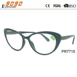Fashionable  reading glasses with butterfly shape,made of pc frame,suitable for men and women
