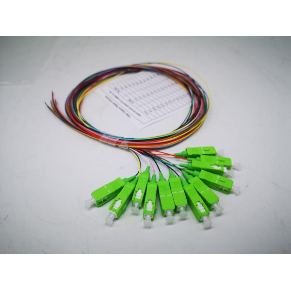SC APC Fiber Optical Pigtails LSZH 900um SM Ceramic Ferrule For Splitter Box