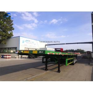 12R22.5 12pc Tires Flatbed Container Trailers With Fuwa Axle