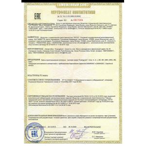 Henan Mine Crane Co.,Ltd. Certifications