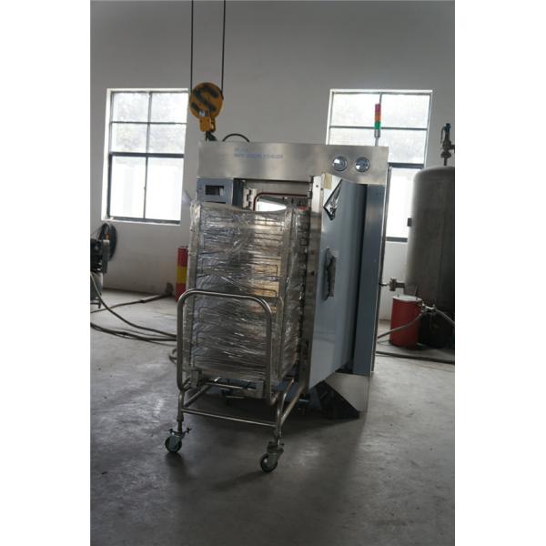 Colored Touch Screen Front Loading Veterinary Autoclave Compliance With cGMP Regulations