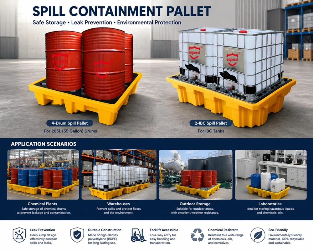 Spill Containment Pallet (Bunded Spill Pallet)