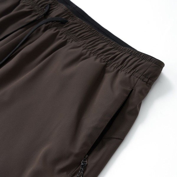 Men Double‑Layer Quick‑Dry Running Shorts|Customizable