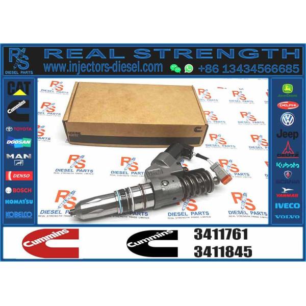 Common Rail Injector Nozzle Assembly and Fuel Injector 3411761 Compatible with Cummins N14 Engine New Condition High Quality