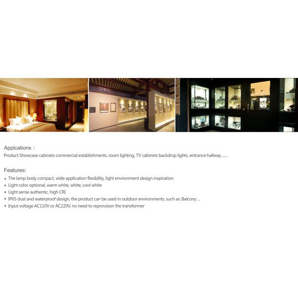 LED Cabinet Light,3W,95LM,AC95-120V or AC195-240,DC12V,IP65,80Ra,aluminum,color temperature :3000K,4000K,6000k