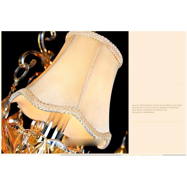 Modern crystal chandelier lighting Fixtures with lamshade (WH-CY-05)