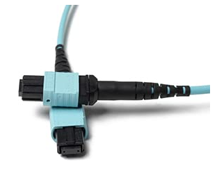 40M OM4 12 Fiber MPO MTP Cable 100G Plenum for High-Speed Data Transmission