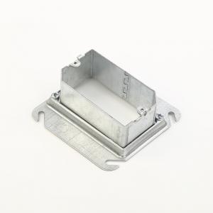 China 5/8 To 1-1/2 Steel Adjustable Mud Ring Electrical Outlet Box Bracket Prefab 1 / 2 Gang on sale