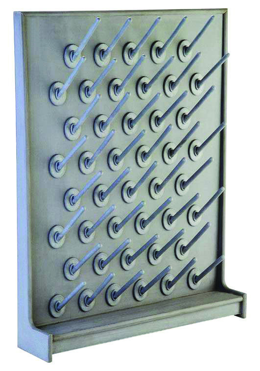 27 Pegs Lab Pegboard Drying Rack Wall Mounted Lab Glassware Drying Rack