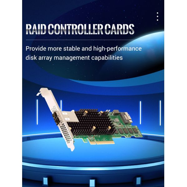 Broadcom 9620-16i 12G SAS RAID Card U.2 NVMe SAS/SATA
