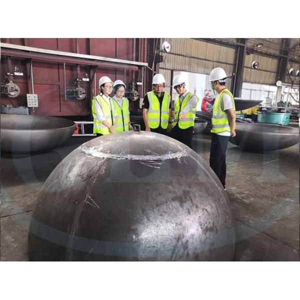 Carbon Steel 2:1 Ellipsoidal Dished Head Dish End Diameter 11000mm Thick 58mm