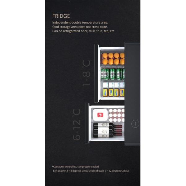 Office and Living Room Furniture 75W Multifunctional Smart Coffee Table Mini Fridge