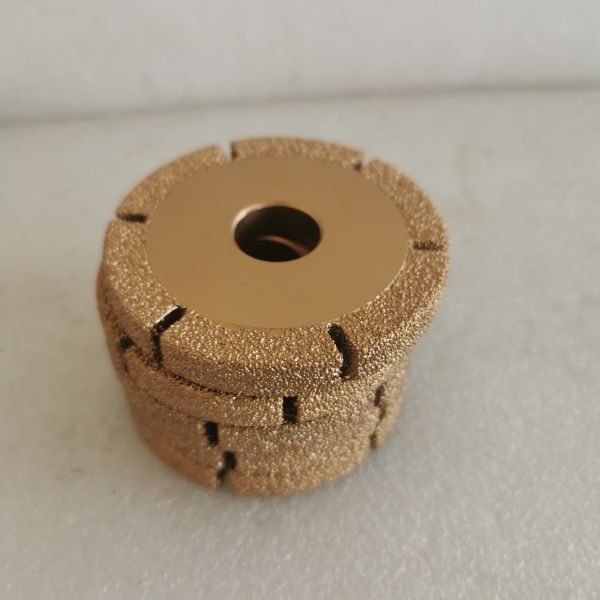 Brazing Diamond Grinding Wheel 76*10*20*10mm D35/40 Suitable For Welding Complex And Precision Structures.
